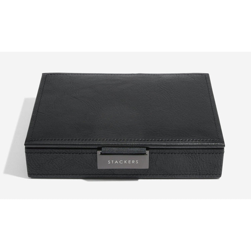 Stackers lidded cufflink storage box (British brand)