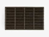 John Lewis black coir doormat with rubber base, UK version