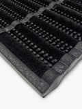 John Lewis black coir doormat with rubber base, UK version