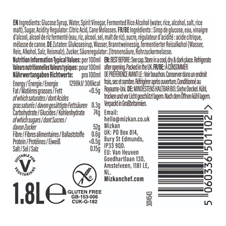 Mizkan Honteri Mirin Style Seasoning Oil 1.8L, imported from the UK