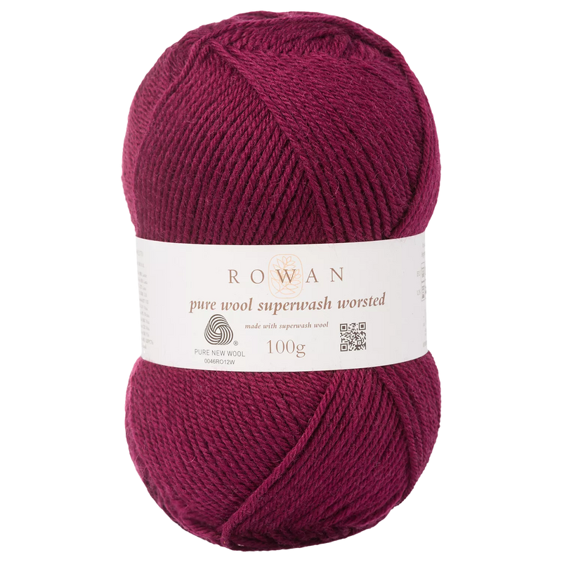Rowan Pure Wool Superwash Worsted Aran Yarn 100g