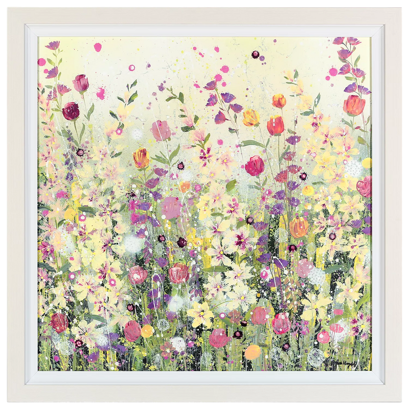 John Lewis Jane Morgan Summer Blooms embellished framed print 92 x 92cm, UK version
