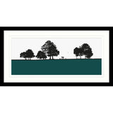 John Lewis Jacky Al-Samarraie Roundhay Park framed print, 44.5 x 84.5cm, UK version