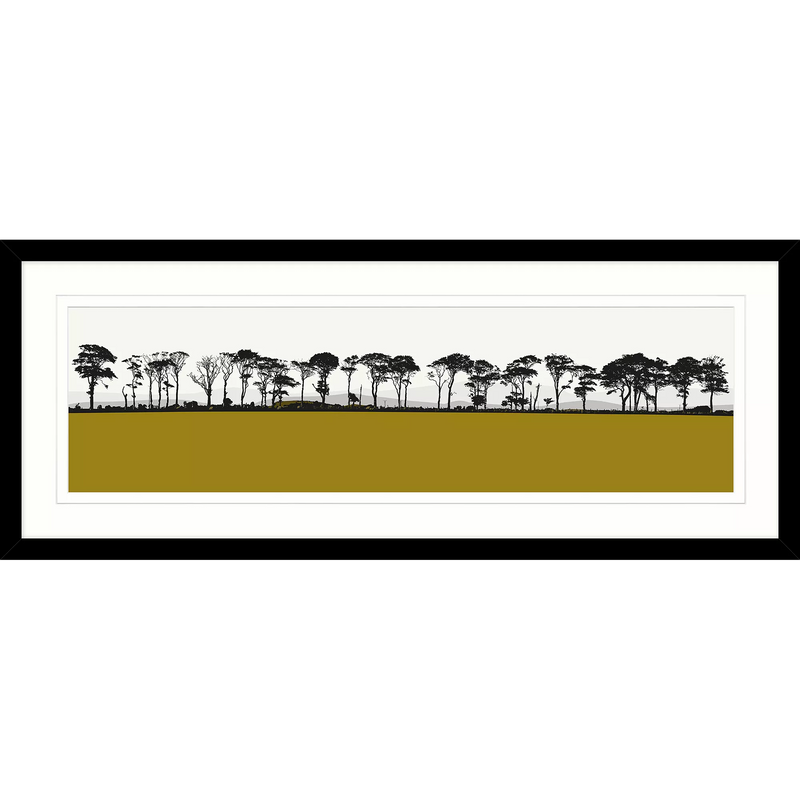 John Lewis framed print 'Northumberland' by Jacky Al-Samarraie, 40.5 x 104.5cm, UK version