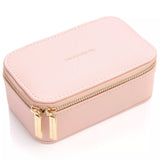 John Lewis Estella Bartlett Treasure Me Zipped Jewellery Box, Blush- Buy online at McGrocer