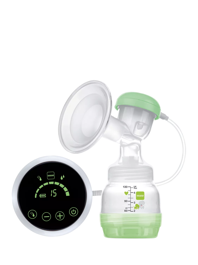 MAM 2-in-1 electric breast pump for baby feeding (British brand)