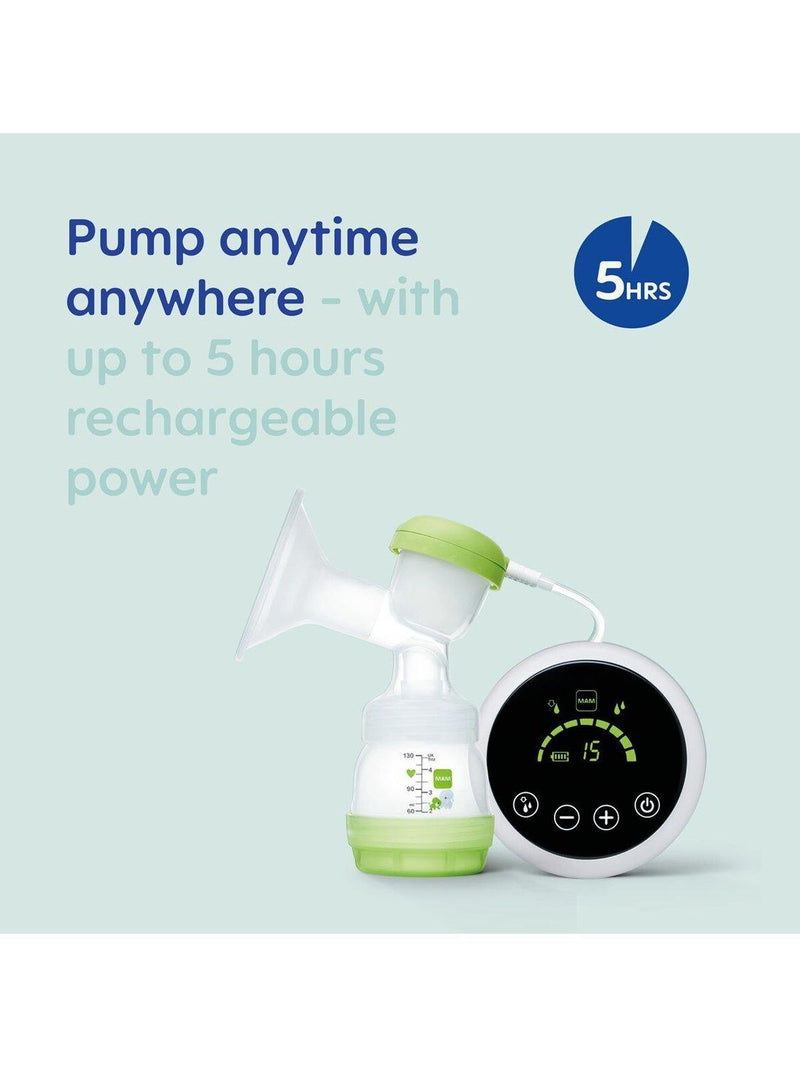 MAM 2-in-1 electric breast pump for baby feeding (British brand)