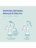 MAM 2-in-1 electric breast pump for baby feeding (British brand)