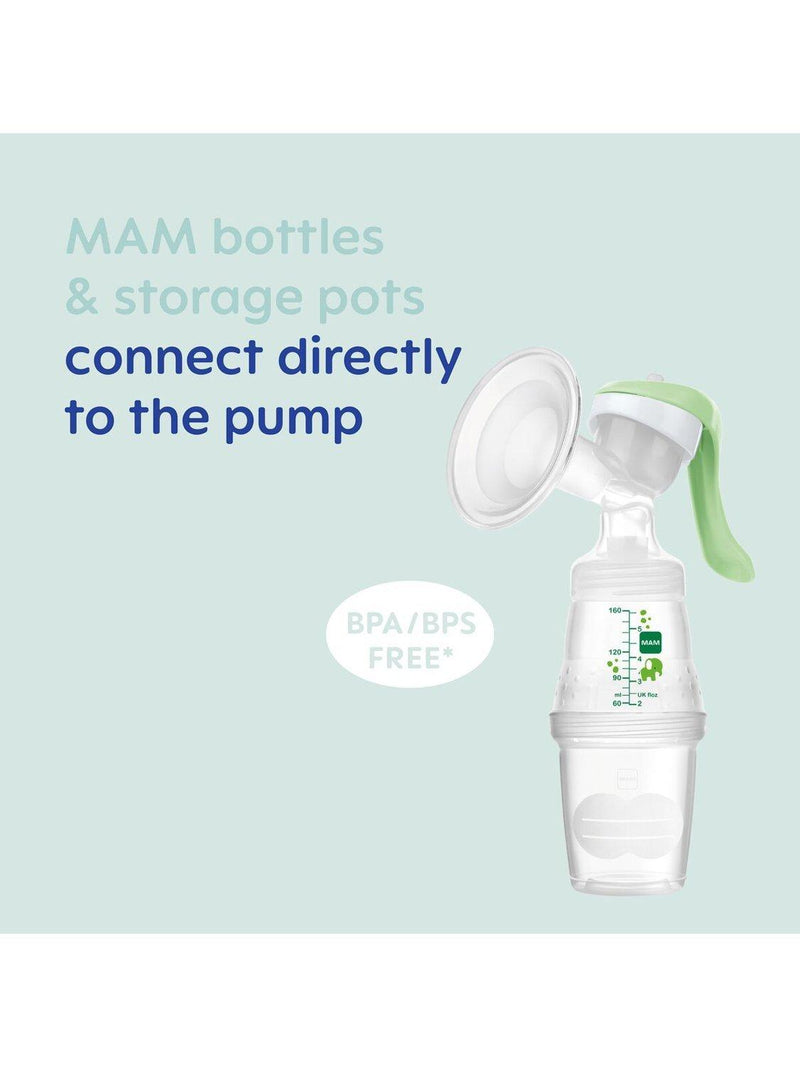 MAM 2-in-1 electric breast pump for baby feeding (British brand)