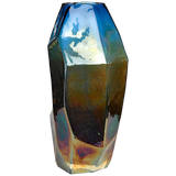 John Lewis Graphic Luster Glass Vase in Medium Size, 30cm Height, Metallics Finish- Buy online at McGrocer