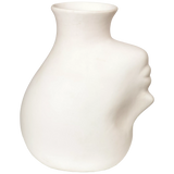 John Lewis pols potten Upside Down Head Vase White H25cm- Buy online at McGrocer