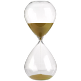 John Lewis pols potten Hourglass Ball Sandglass Large Gold Decorative Hourglass- Buy online at McGrocer