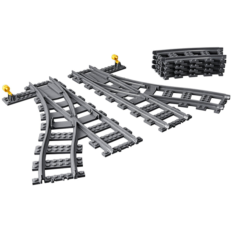 LEGO City 60238 switch tracks 8 pieces, imported from the UK