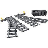 LEGO City 60238 switch tracks 8 pieces, imported from the UK
