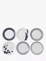 John Lewis Royal Doulton Pacific Porcelain Dinner Plates Set of 6 28cm Blue- Buy online at McGrocer