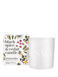 This Works Black Spice & Cedar scented candle 220g, imported from the UK