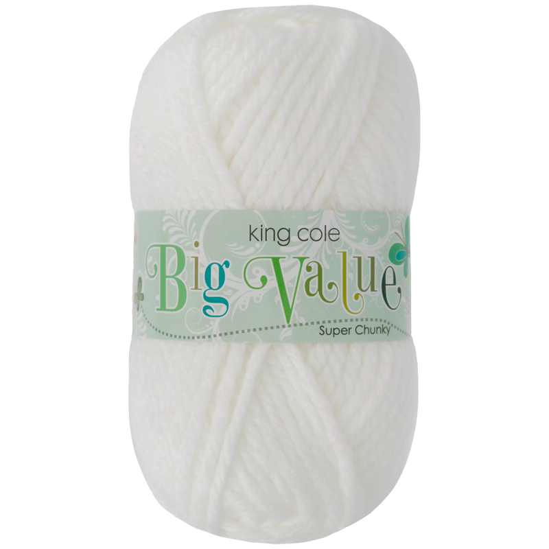 King Cole Big Value Super Chunky yarn 100g (British brand)