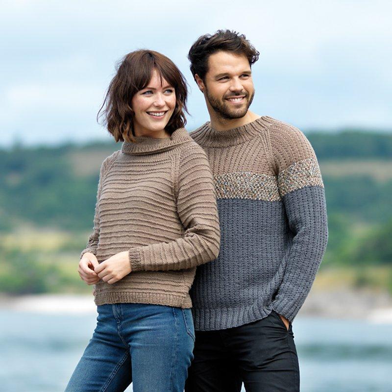 West Yorkshire Spinners Croft Shetland knitting pattern book, imported from the UK