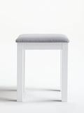 John Lewis Wilton upholstered stool with painted finish, British brand