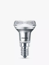 John Lewis Philips 1.8W SES LED R39 Non-Dimmable Reflector Bulb, Clear- Buy online at McGrocer