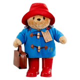Paddington Bear large soft toy with boots and suitcase - British product
