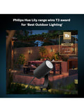Philips Hue Lily smart outdoor spotlight extension Black (British brand)