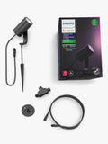 Philips Hue Lily smart outdoor spotlight extension Black (British brand)