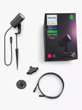 Philips Hue Lily smart outdoor spotlight extension Black (British brand)