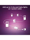 Philips Hue Lily smart outdoor spotlight extension Black (British brand)