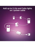 Philips Hue Lily smart outdoor spotlight extension Black (British brand)