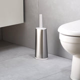 Joseph Joseph flexible D-shaped head toilet brush with steel container - British product