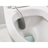 Joseph Joseph flexible D-shaped head toilet brush with steel container - British product