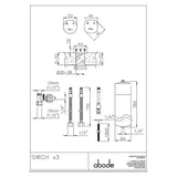 Abode Swich GAC soft water filter tap converter (British brand)