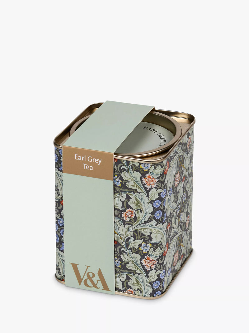 V&A Earl Grey pyramid teabags with bergamot, 20 count, 50g (British brand)
