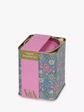 V&A English breakfast pyramid tea bags in tin, 20 bags 60g (British brand)