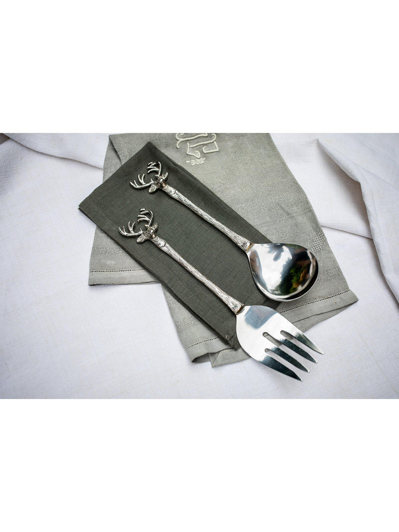 Culinary Concepts stag head salad servers - British product