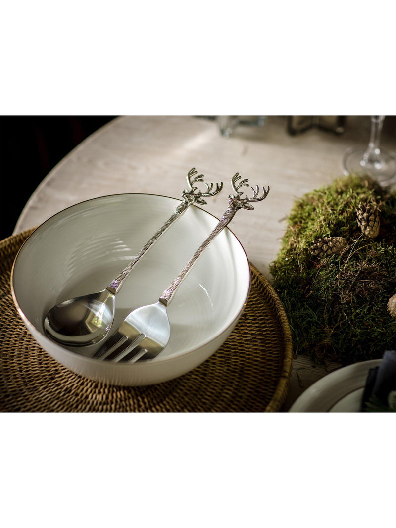 Culinary Concepts stag head salad servers - British product