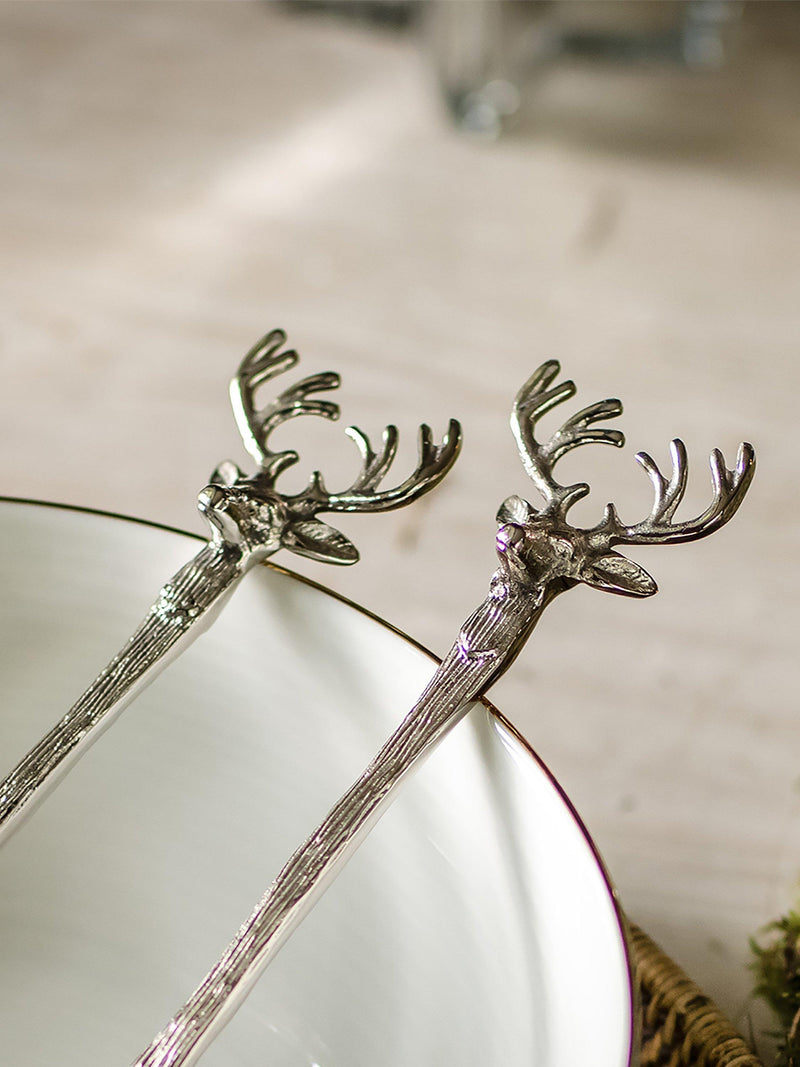 Culinary Concepts stag head salad servers - British product
