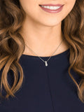 Swarovski Attract triple crystal pendant necklace in silver, UK version