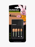 Duracell Hi-Speed Charger with AA AAA rechargeable batteries, imported from the UK