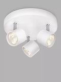 Philips Star LED Triple Spotlight adjustable heads white, imported from the UK