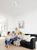 Philips Star LED Triple Spotlight adjustable heads white, imported from the UK