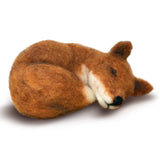 The Crafty Kit Company sleepy fox needle felting kit - British product