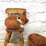 The Crafty Kit Company sleepy fox needle felting kit - British product