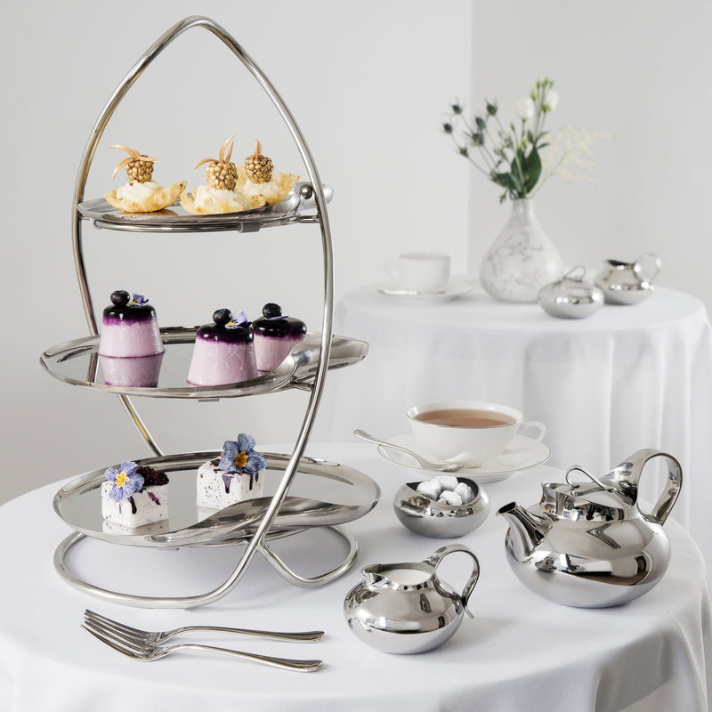 Robert Welch Drift 3 Tier cake stand, imported from the UK