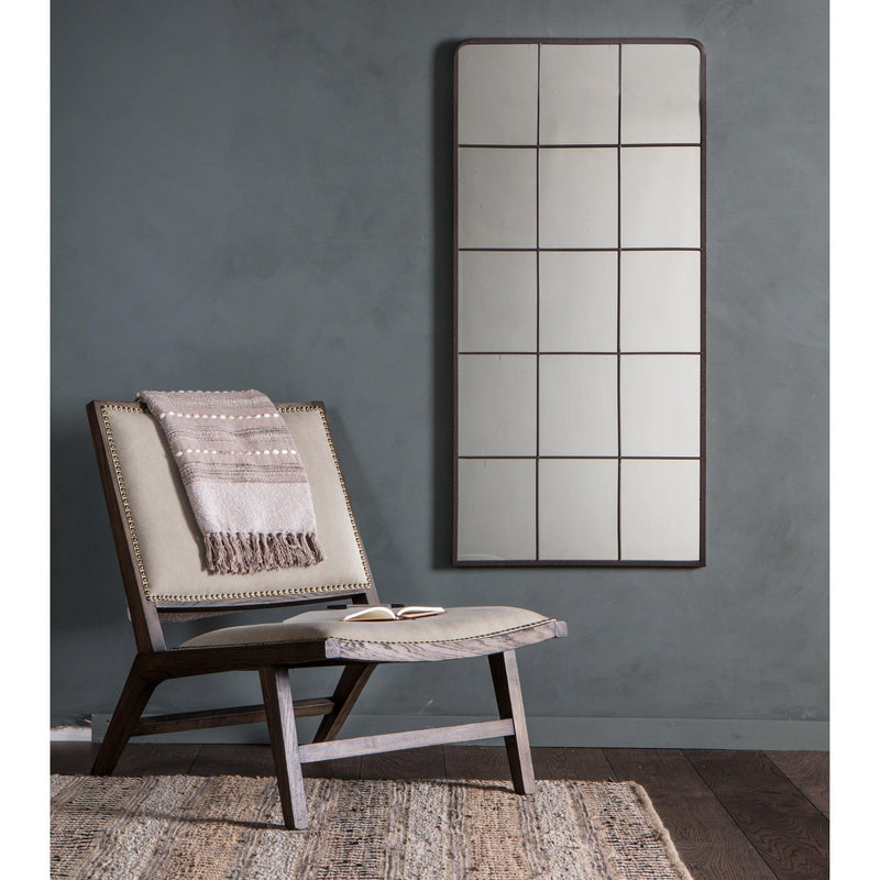 Gallery Direct Amandine rectangular mirror bronze 127cm (British brand)
