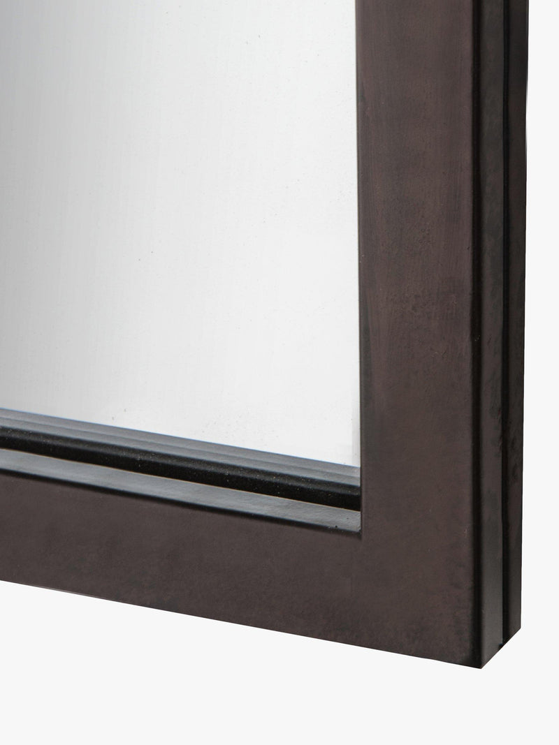 Gallery Direct Amandine rectangular mirror bronze 127cm (British brand)