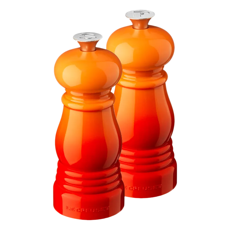 Le Creuset salt and pepper mini mills, UK version