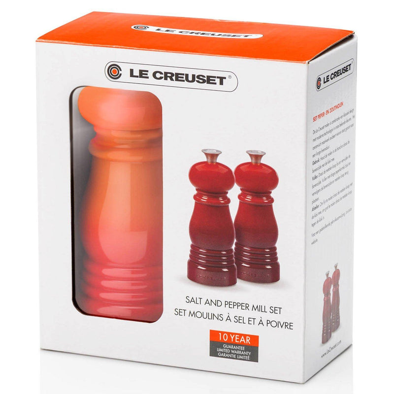 Le Creuset salt and pepper mini mills, UK version