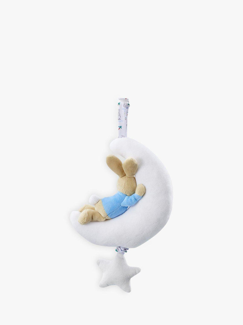 Musical plush toy with Peter Rabbit character and soothing lullaby, imported from the UK